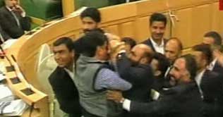 IHK assembly witnesses ugly scenes over Abdullah's remarks