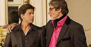 Shah Rukh, Amitabh on ramp to project Karans designed clothes