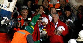 Chile: All miners pulled safely to surface after 69 days ordeal