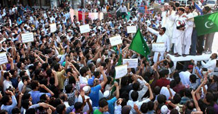 Rawlakot: unprovoked Indian firing on PPP rally, 5 injured