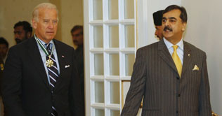 Biden telephones PM Gillani, discusses flood