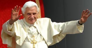 Pope faces protesters ahead of Catholic school address