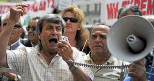 Greek vendors protest over tax raise