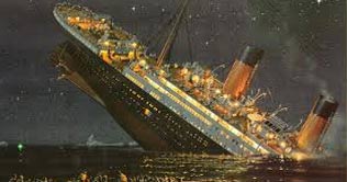Titanic sunk due to steering error