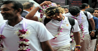 Sri Lanka welcome cricket team