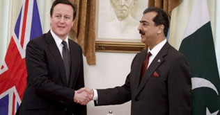 Gilani, Cameron agree to enhance bilateral cooperation 