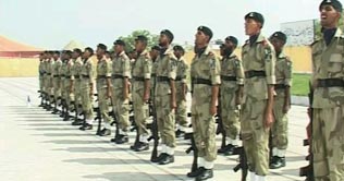 Passing out parade of Pakistan Coast Guards held in Karachi