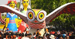 Bangladeshis celebrate Bengali new year