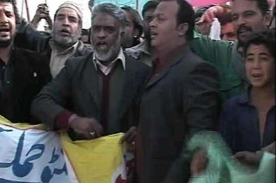 Islamabad: traders protest against NATO forces