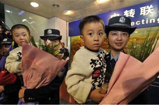 China rescues 178 children in trafficking bust