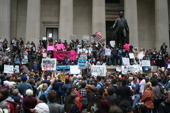 Occupy Wall St takes over Law & Order TV set