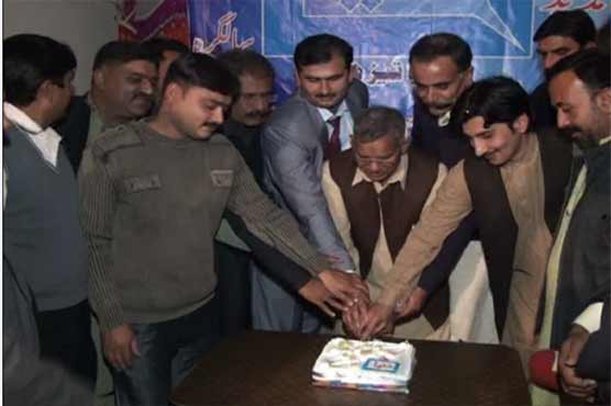  Birthday cake cut in Khanqah Dogran 