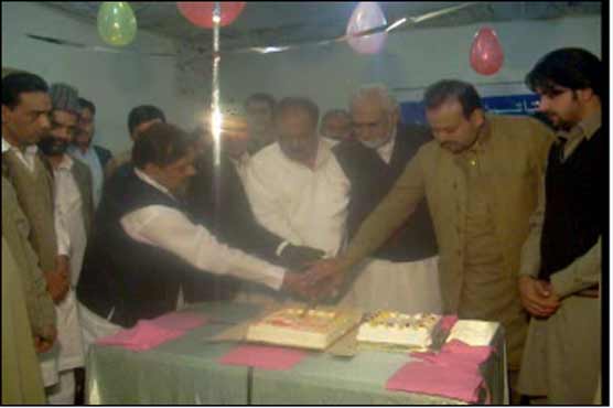 Dunya TVs birthday celebrated in Khudian Khas