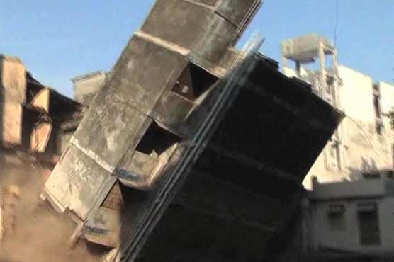 Five-storey building collapses in India