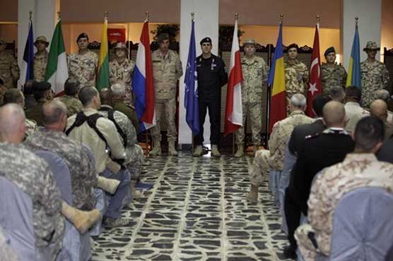 NATO ends Iraq training mission