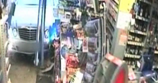 London: Out of control car crashes into a shop