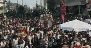 Imam Hussains chehlum being observed today 