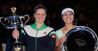  Clijsters clinches Australian Open women's single title