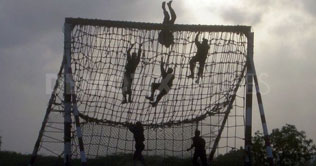 Karachi: Police commandos give demonstration