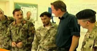 David Cameron on surprise visit to Afghanistan