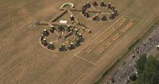 Tour-de-France: Farmers create unique bike