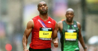 Surgery sidelines Tyson Gay for three months