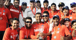 Dominica Test ends in a draw, India win series