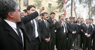 Karachi: Lawyers protest against former judges NGOs