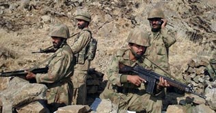 Afghan mortars kill 4 Pak soldiers