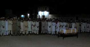 Peshawar: Funeral prayer of KP Peoples Unity president offered