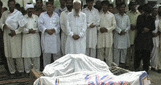 WAPDAs symbolic funeral taken out in DG Khan