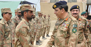 COAC visits troops training at Lahore Cantt