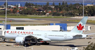 Air Canada plane forced to return to Australia