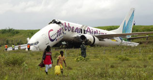 Boeing passenger jet crashes in Guyana, no deaths