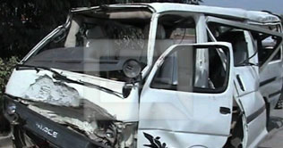 Rahimyar Khan: Two killed in van-tanker collision