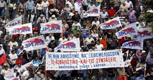 Greece: 50,000 protesters come to street 