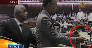 Rumpus in NA during budget speech