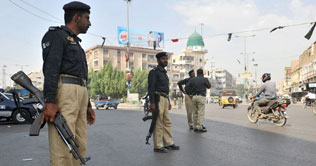 Public transport remained suspended in Karachi