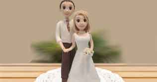 Unique clay models for weddings and birthdays