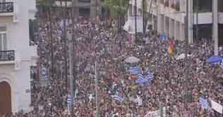Anti-govt protests continue in Greece