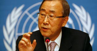 Ban Ki-moon for global efforts in war on drug