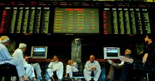 KSE closes above 12,300 points 