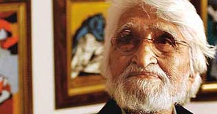Indian artist MF Hussain laid to rest