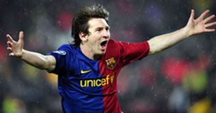 Messi plays friendly match for disables 