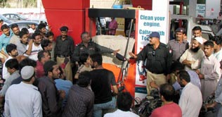 Government keeps mum on acute petrol shortage 