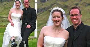 Couple ties knot on Britans highest peak