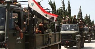 Syrian army takes over border city