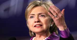 Hillary hints at cutting Pak aid 