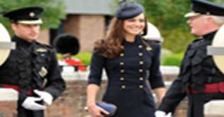 William, Kate present Irish Guard with medals