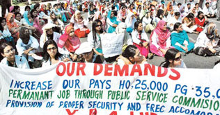 Young doctors strike enters 11th day